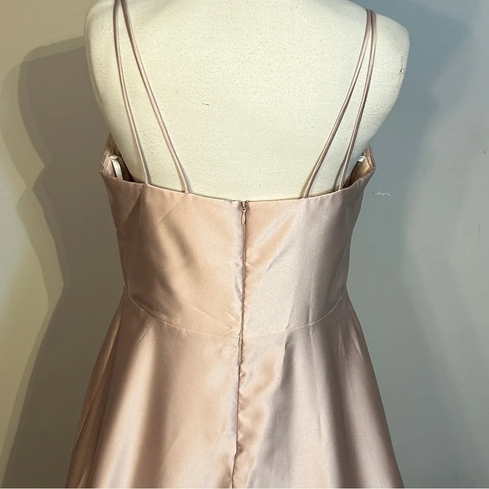 Xs cape evening gown champagne - Picture 4 of 9